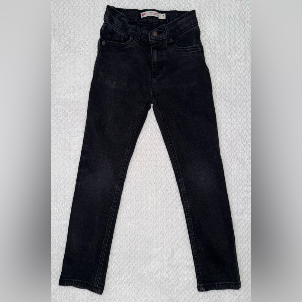 Levi’s Boys Black 501 Skinny Jeans